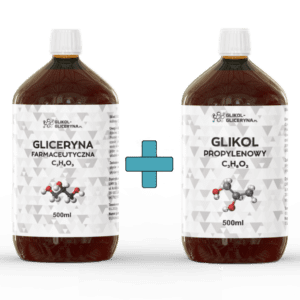 Zestaw Gliceryna VG 99,5% + Glikol PG 99,9% 500 ml + 500 ml
